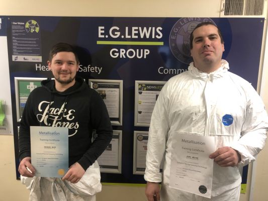 E.G. LEWIS GROUP EMPLOYEES COMPLETE ISO14918 ACCREDITATION