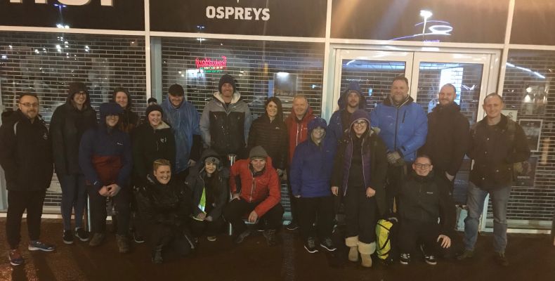 E.G. LEWIS GROUP PARTICIPATE IN THE COLD TRUTH SLEEP OUT